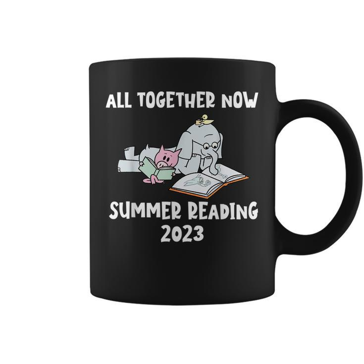 All Together Now Summer Reading Program 2023 Pig Elephant  Coffee Mug