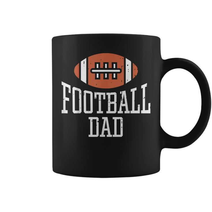 American Football Dad Vintage Game Day Sports Lover Fan Dad  Coffee Mug