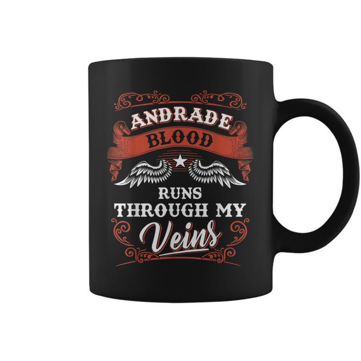 Andrade Blood Runs Through My Veins Family Christmas  Coffee Mug