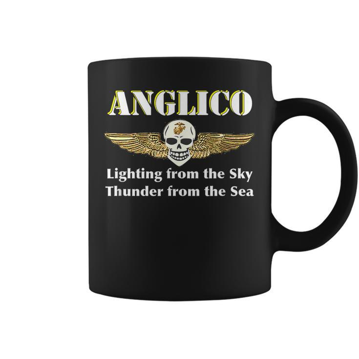 Anglico Eagle Globe Anchor Veteran T  Coffee Mug