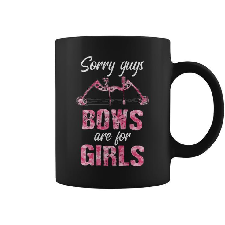 Archery Mom  Camo Pink Bow Sorry Guys Bows For Girls Coffee Mug