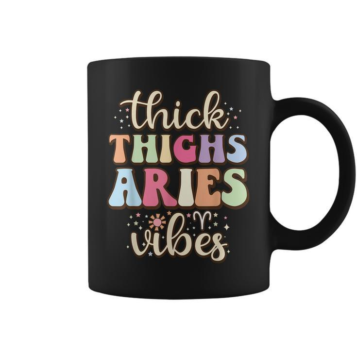 Aries March April Birthday Retro Astrology Aries Zodiac Sign Coffee Mug