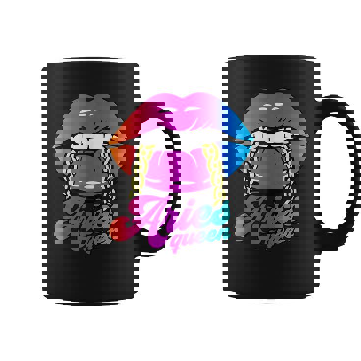 Aries Queen Lips Zodiac Horoscope Girls Women Birthday  Coffee Mug