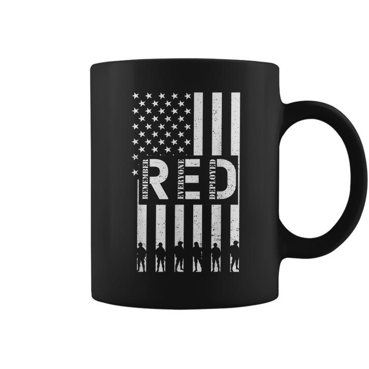 Army American Flag Red Friday Remember Everyone Deployed Coffee Mug