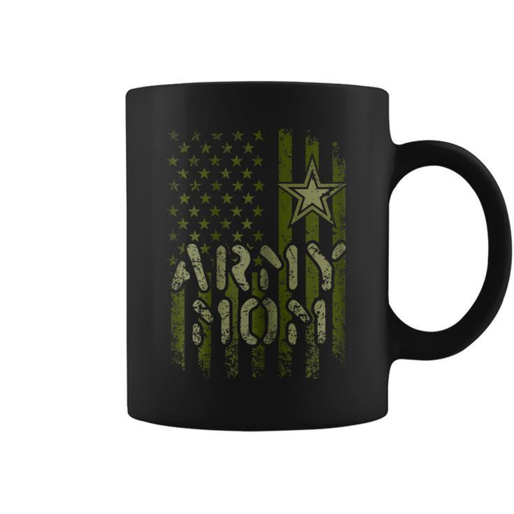 Army Mom  American Flag Apparel Mothers Day Gift Tee Coffee Mug
