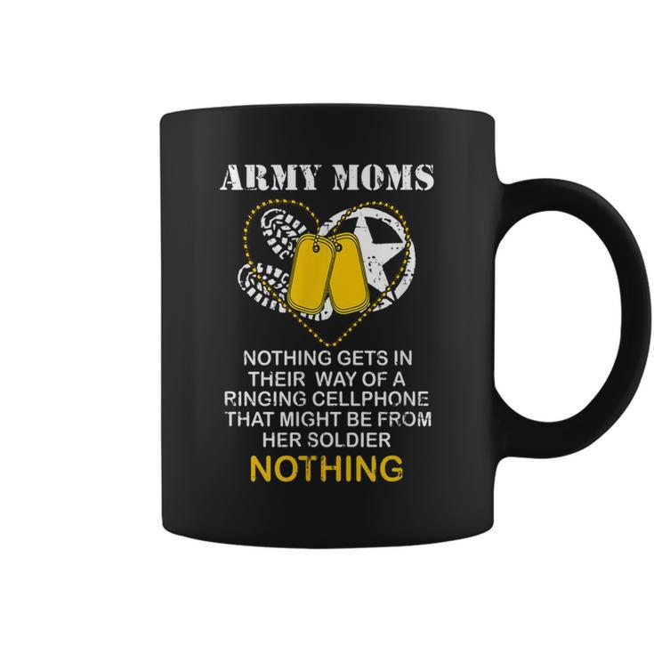 Army Moms Gift Dog Tag Camo Boots Military Mom Soldier Mom Coffee Mug