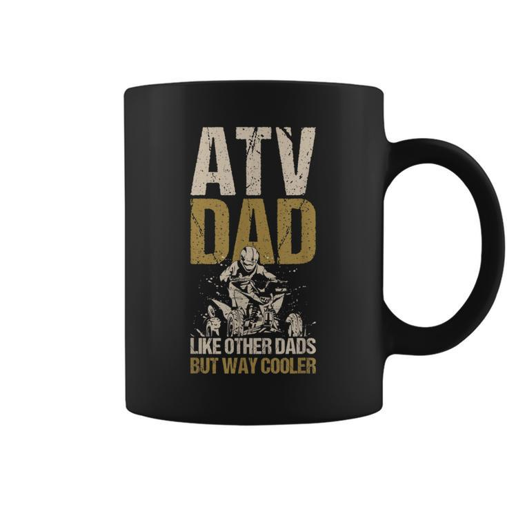 Atv Dad Like Other Dads But Way Cooler Quad Vintage Motor  Coffee Mug