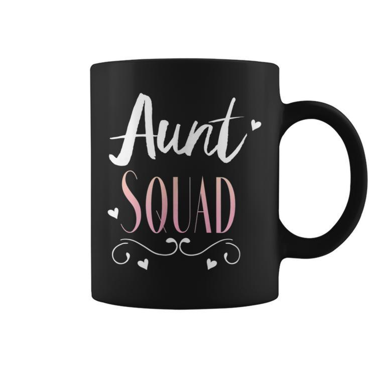 Aunt Squad Funny Family  Auntie Gift Woman Coffee Mug