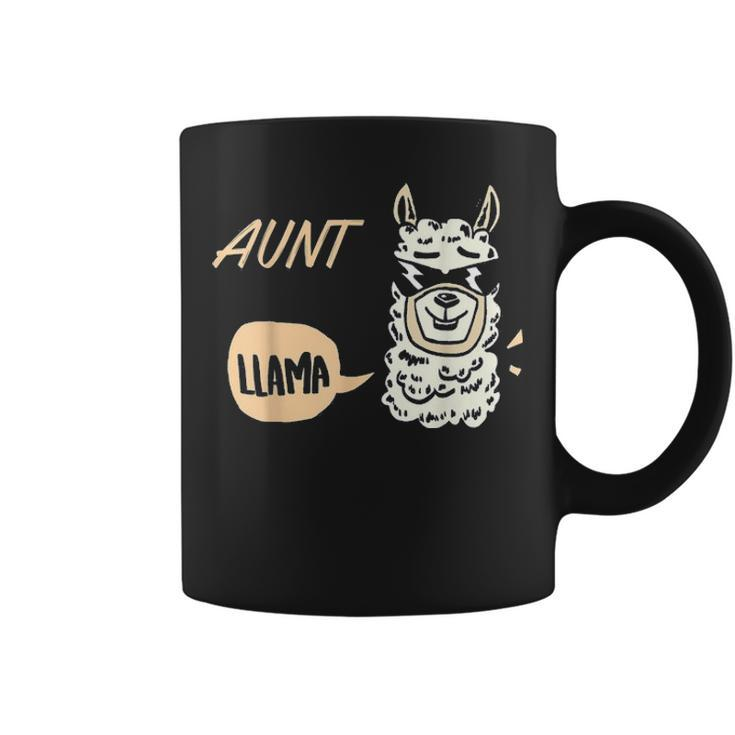 Auntie Llama Family Father Day Mother Day Coffee Mug
