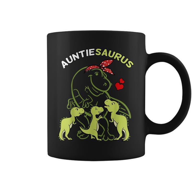 Auntiesaurus Auntie Tyrannosaurus Dinosaur Aunt & Uncle Day Coffee Mug