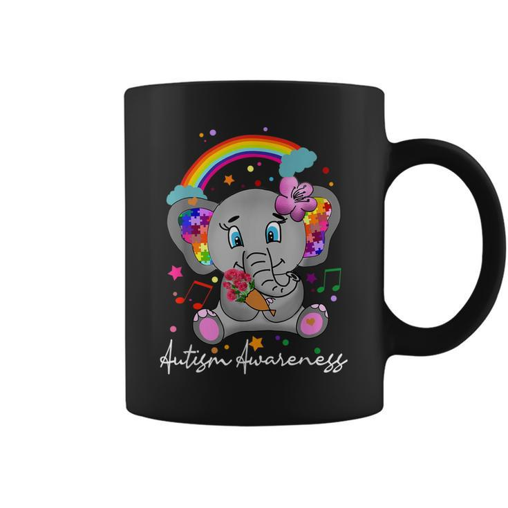 Autism Awareness Elephant Cute April  Coffee Mug