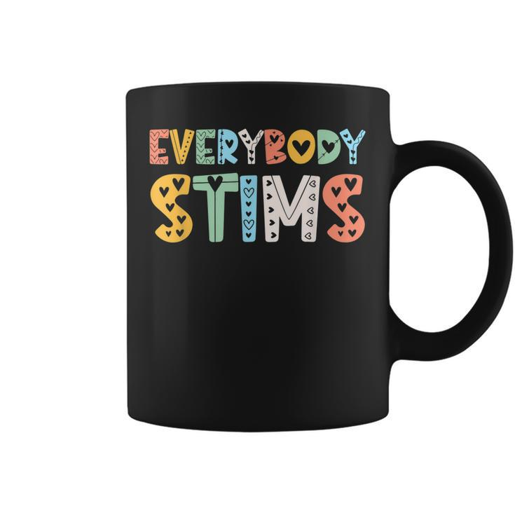 Autism Awareness Everybody Stims Autism Teacher Support  Coffee Mug