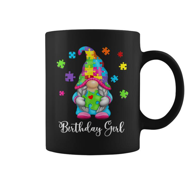 Autism Awareness Gnome Puzzle Birthday Girls Toddlers  Coffee Mug