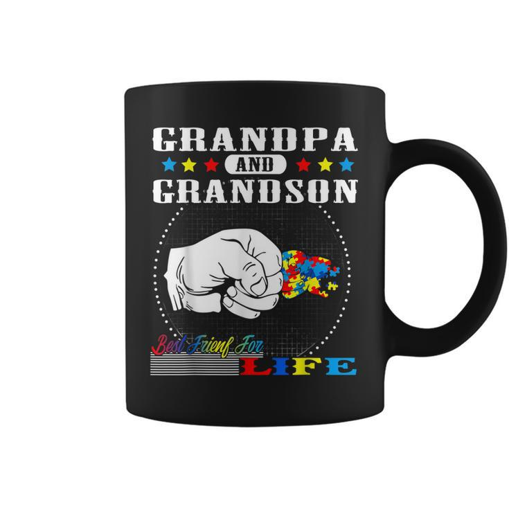 Autism Awareness Grandpa Grandson Best Friend For Life Gift  Coffee Mug