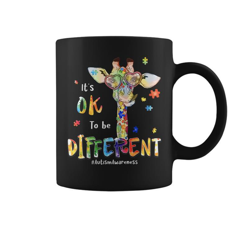 Autism Awareness Its Ok To Be Different Be Kind Women Kids  Coffee Mug