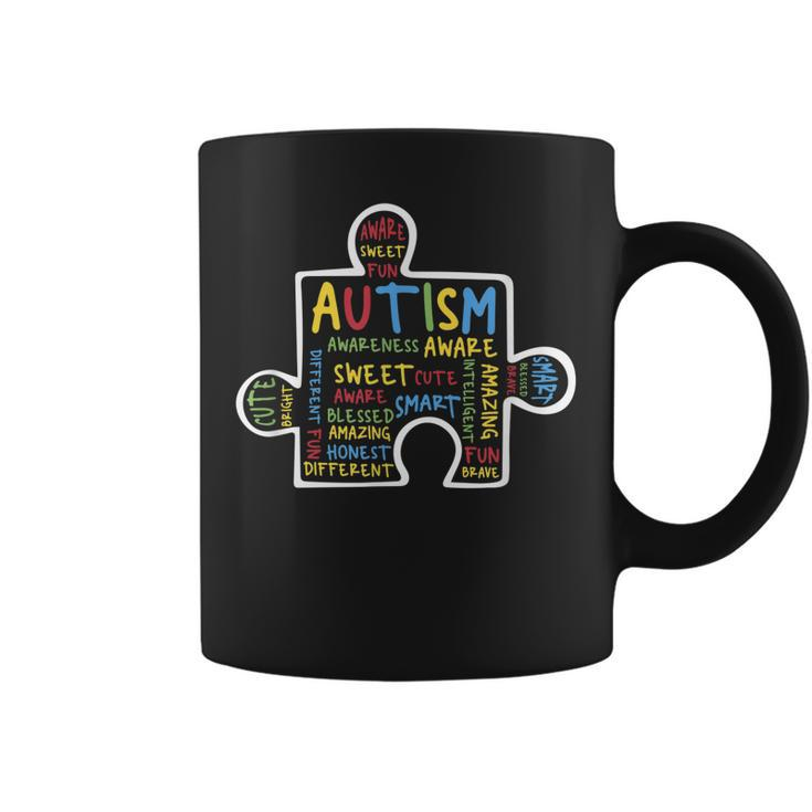 Autism Awareness  Puzzle Piece Womens  Gifts For Mom  Coffee Mug