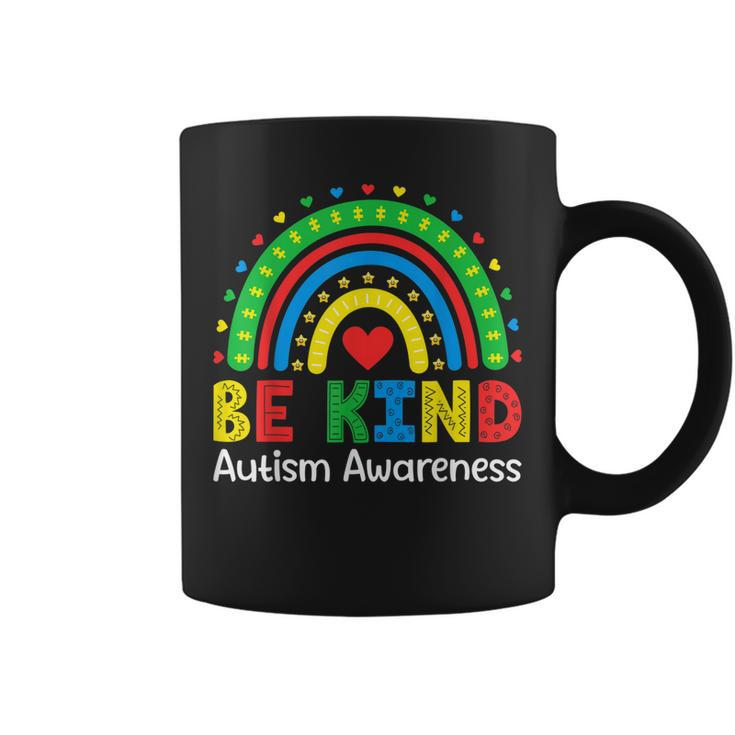 Autism Colorful Rainbow Be Kind Kids Toddler Men Women Coffee Mug