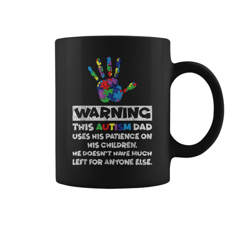 Autism Dad Father Son Daughter Autistic Kid Autism Awareness  Coffee Mug