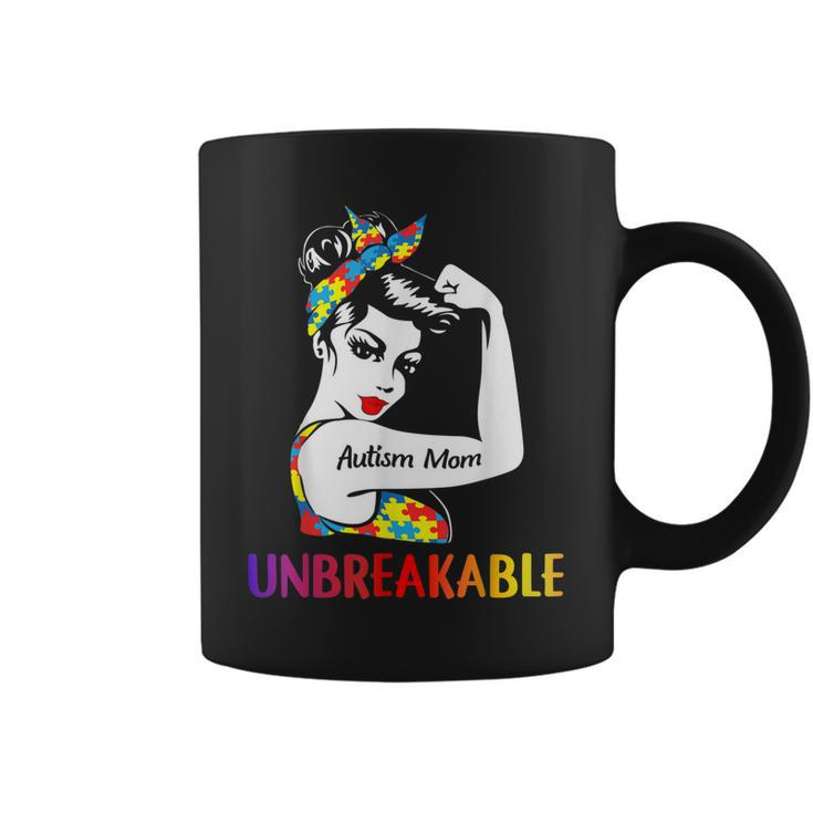 Autism Mom Unbreakable Mothers Day  Autism Awareness Coffee Mug