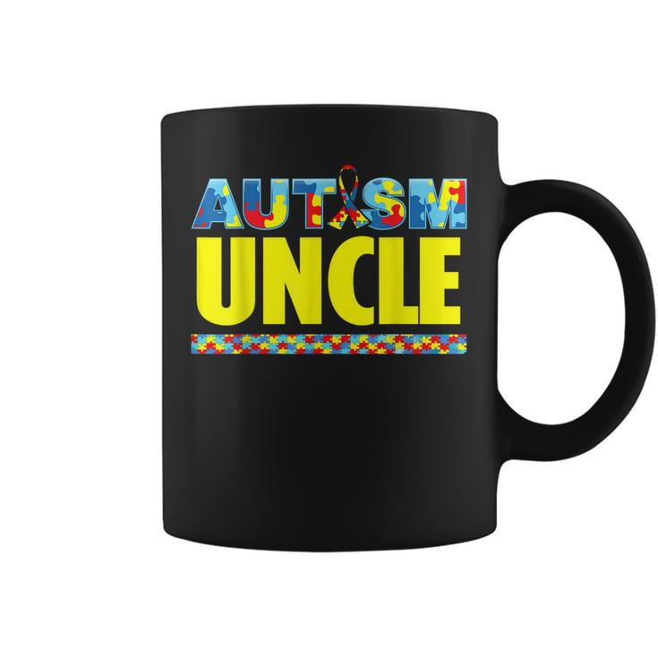 Autism Uncle Awareness Support Coffee Mug