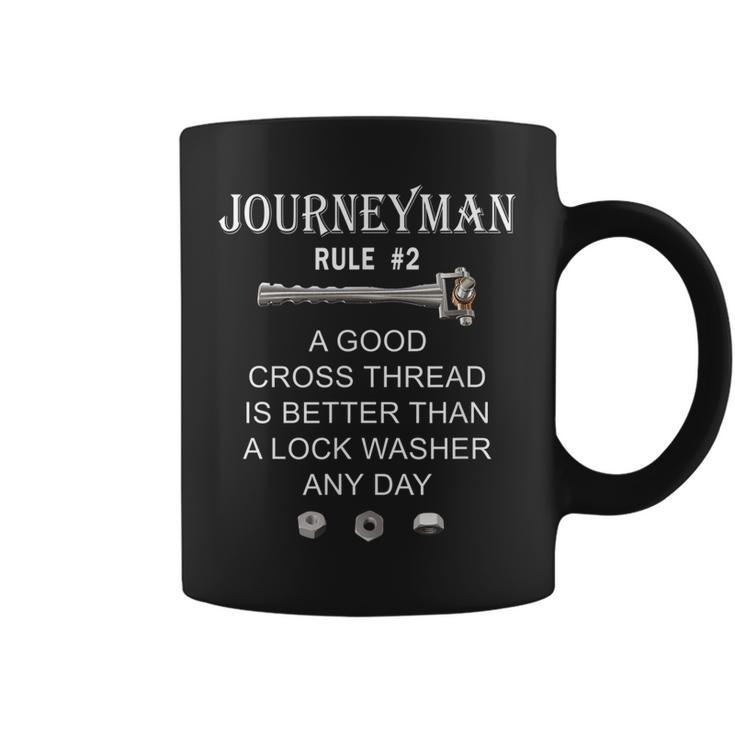 Auto Mechanic Journeyman Rule 2 Funny Gift Coffee Mug