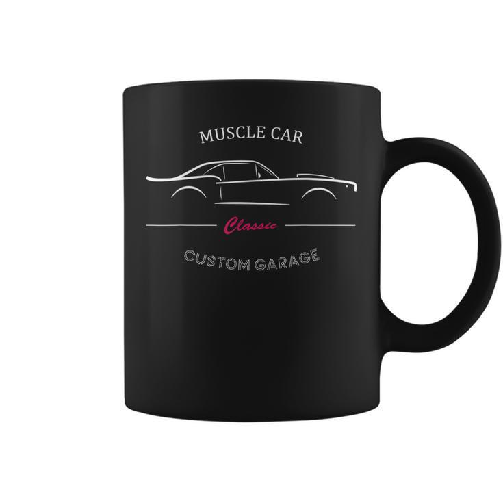 Automobile Mechanic Workshop Garage Muscle Car Show Classic Coffee Mug