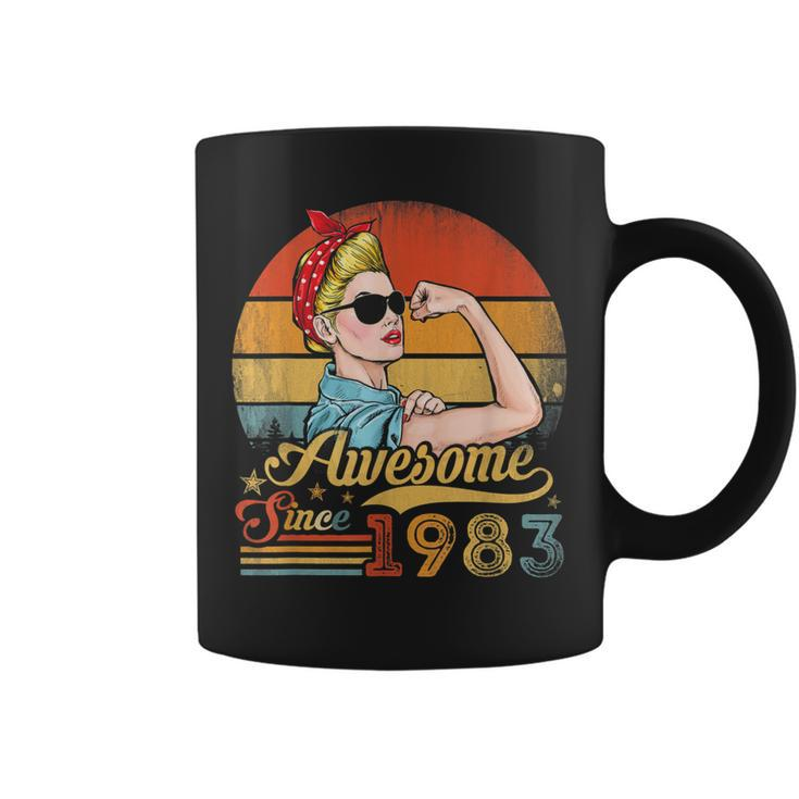 Awesome Since 1983 40Th Birthday Gifts Women 40 Year Old  Coffee Mug