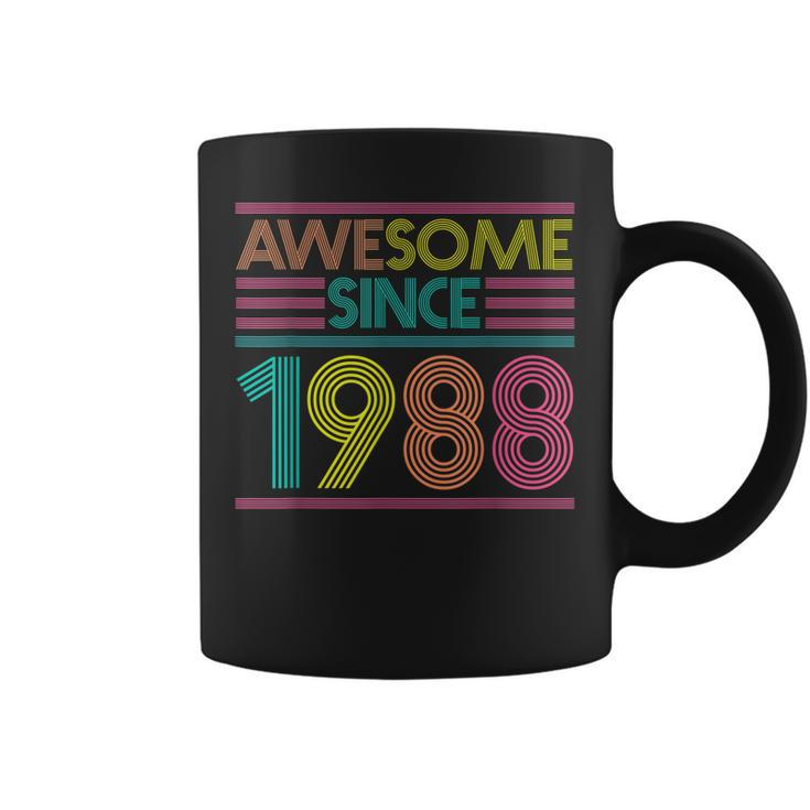 Awesome Since 1988 34Th Birthday Gifts 34 Years Old  Coffee Mug