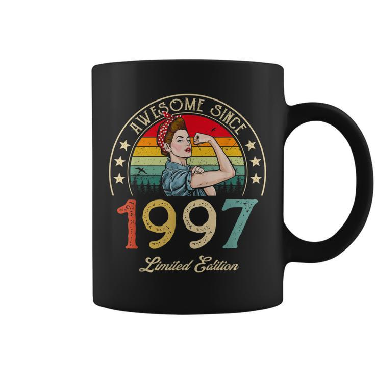 Awesome Since 1997 Vintage 1997 25Th Birthday 25 Years Old  Coffee Mug