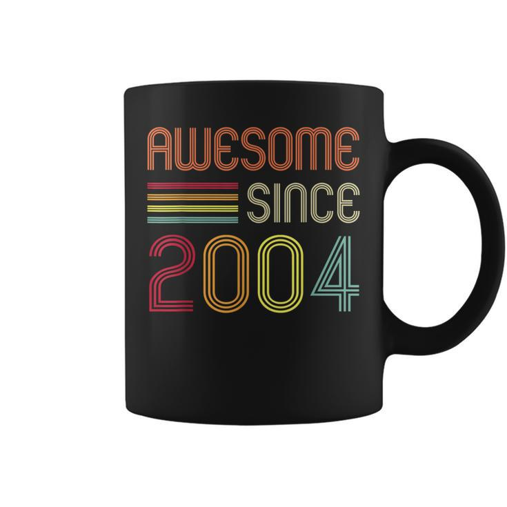 Awesome Since 2004 19Th Birthday Retro  Coffee Mug
