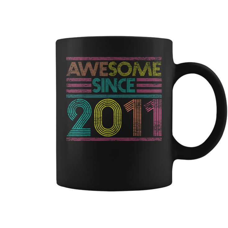 Awesome Since 2011 11Th Birthday Gifts 11 Years Old Coffee Mug