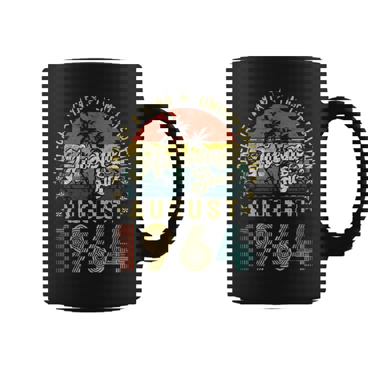 Awesome Since August 1964 Vintage 58Th Birthday For Men  Coffee Mug
