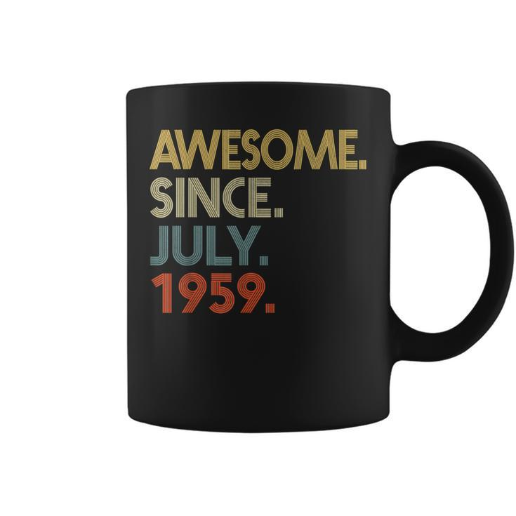 Awesome Since July 1959  Vintage 60Th Birthday Gift Coffee Mug