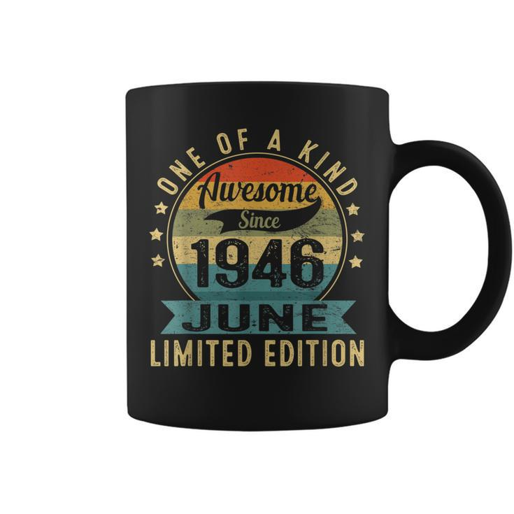 Awesome Since June 1946 Vintage 77Th Birthday 77 Year Old  Coffee Mug