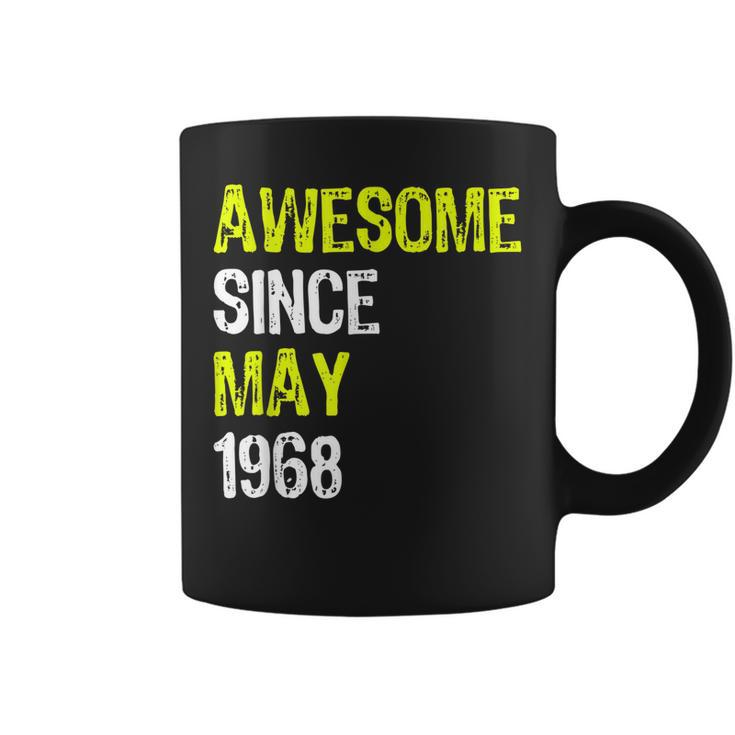 Awesome Since May 1968 50Th Birthday 50 Years Old Coffee Mug