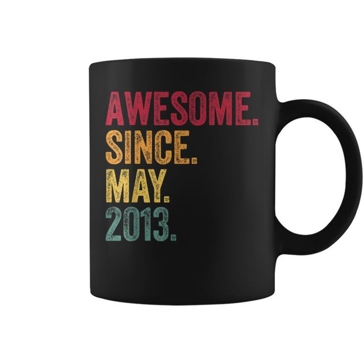 Awesome Since May 2013 8Th Birthday 8 Years Old Vintage  Coffee Mug