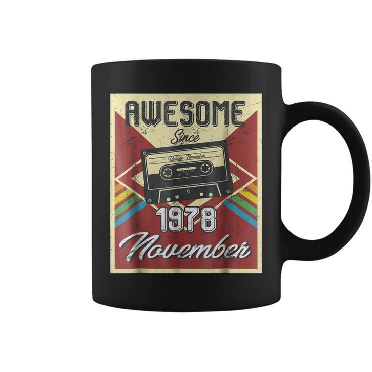 Awesome Since November 1978  Retro 40 Birthday Tee Coffee Mug