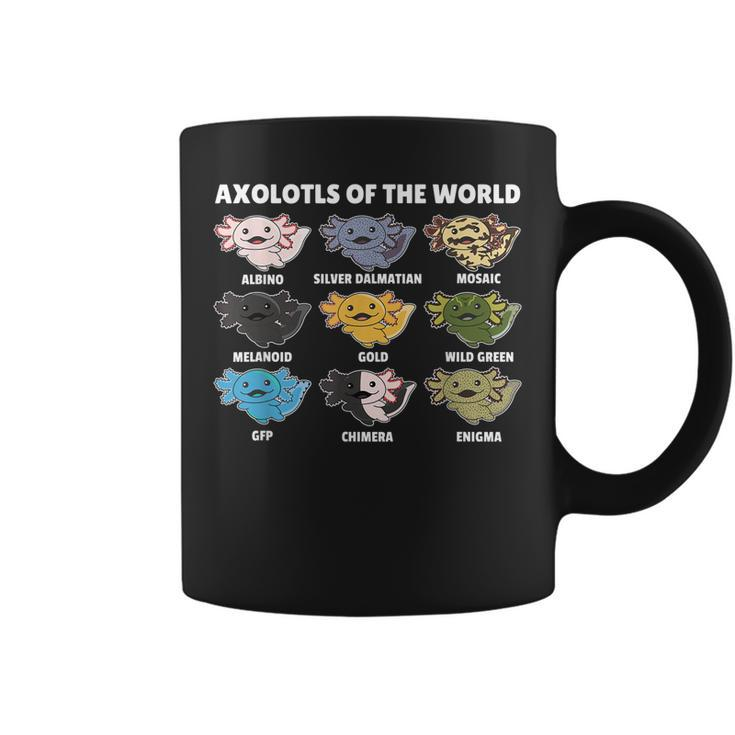 Axolotls Of The World Sweet Animals Kawaii Axolotl  Coffee Mug