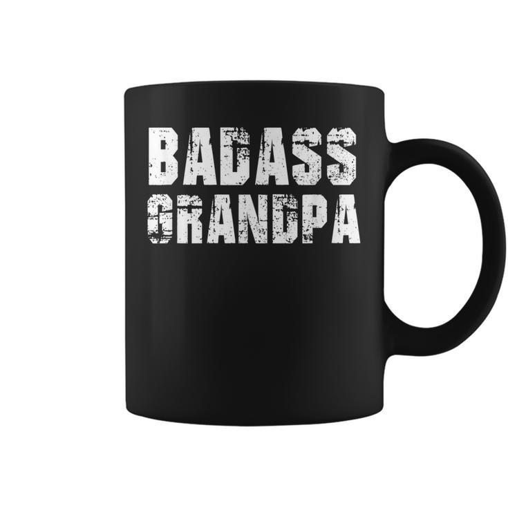 Badass Grandpa Awesome Grand Parent Grand Kids Gift Coffee Mug