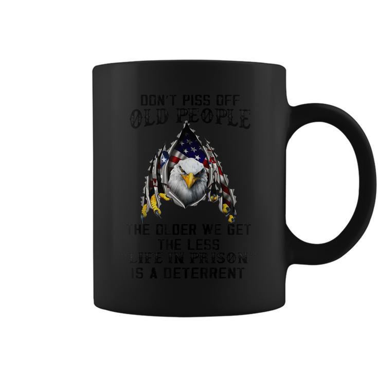 Bald Eagle American Flag 4Th Of July Funny Old People Saying  V2 Coffee Mug