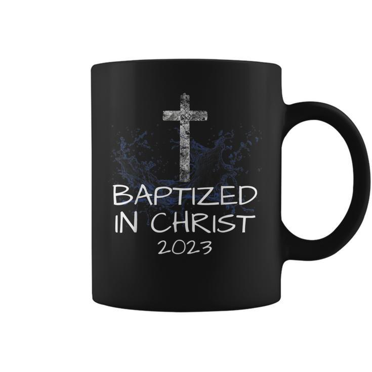 Baptized In Christ 2023 New Christian Baptism Convert Bible Coffee Mug
