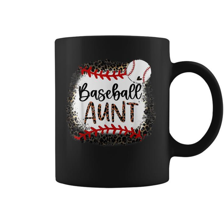 Baseball Aunt Leopard  Baseball Aunt  Coffee Mug