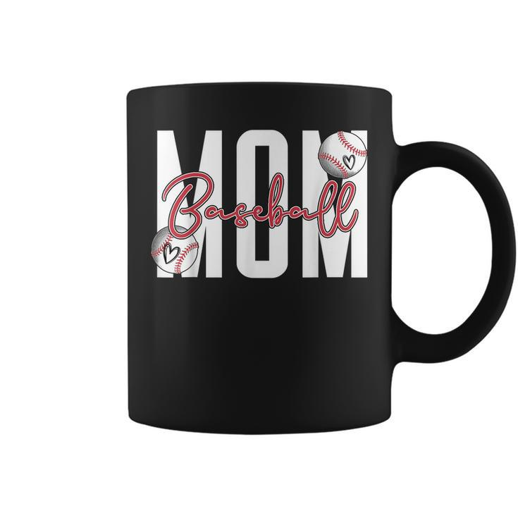 Baseball Mom Letter Print Mama Mothers Day Baseball Lover  Coffee Mug