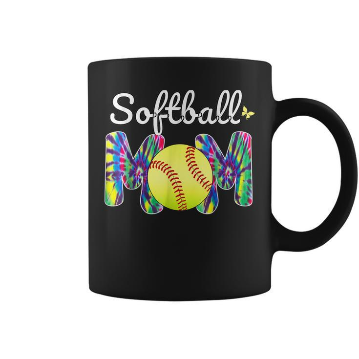 Baseball Mom Love Tie Dye Softball Mom Mother´S Day  Coffee Mug