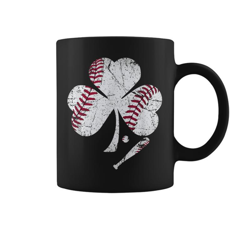 Baseball St Patricks Day Shamrock Shirt Womens Baseball  Coffee Mug