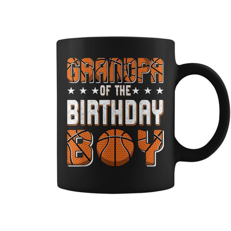 Basketball Player Birthday Grandpa Of The Birthday Boy Funny Coffee Mug