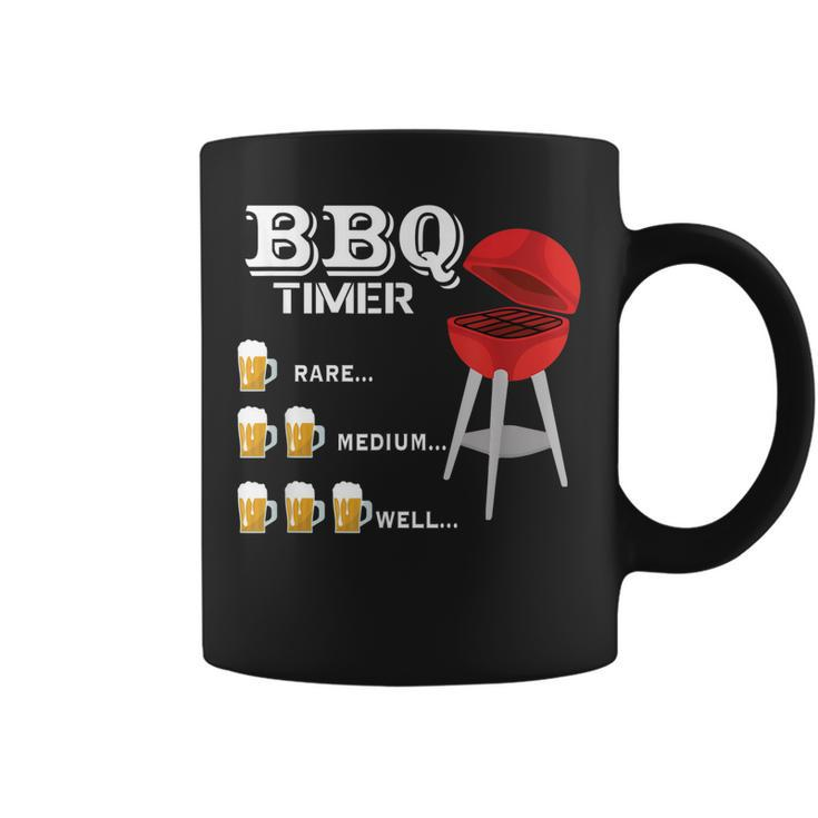 Bbq Timer Funny Beer Drinking Grilling Gift  Gift For Mens Coffee Mug