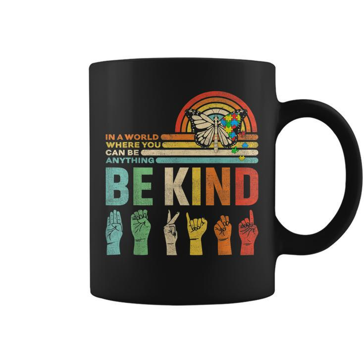Be Kind Autism Awareness Mom Dad Grandma Teacher Kindness  Coffee Mug