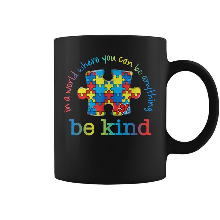 Be Kind Autism Awareness Puzzle Rainbow Choose Kindness  Coffee Mug