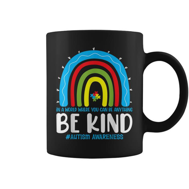 Be Kind Autism Awareness Rainbow Leopard Choose Kindness  Coffee Mug